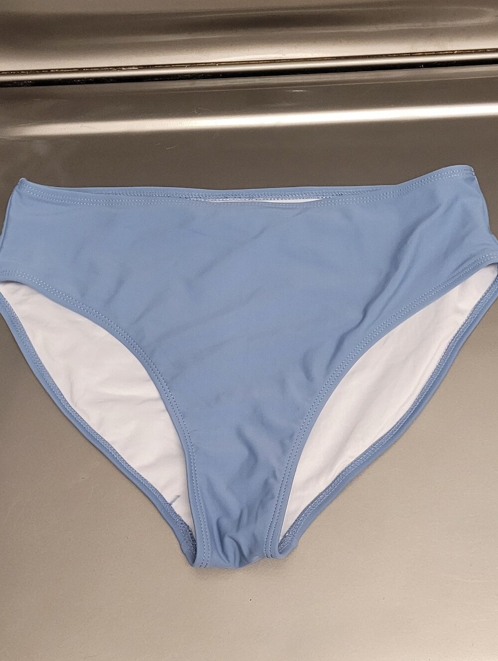 Eomenie, Women's Small Swim Bottom - Steel Slate Blue